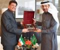 Indian flag seen upside down during Goyal's visit to Abu Dhabi