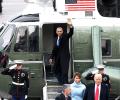 You proved the power of hope, says Obama before flying off from Washington