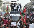 Akhilesh-Rahul bonhomie at Lucknow road show