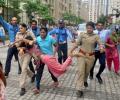 Maids attack housing society after one of them reportedly held captive