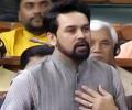 After being warned, Anurag Thakur apologises for mobile use in Parliament