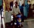 Shameful! Unable to pay bribe for wheelchair, patient forced to use toy tricycle