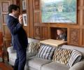 Justin Trudeau's son joining him at work is oh-so-cute!