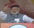 Congress is like termites, wipe them out: Modi to Himachal voters