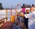 President, Modi attend Dussehra celebrations