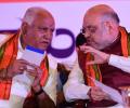 Yeddyurappa files nomination papers from Shikaripura