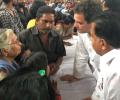 Rahul Gandhi visits flood relief camps in Kerala