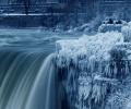 It's so cold in America, Niagara Falls has frozen over!