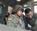 PHOTOS: Defence Minister Sitharaman flies Sukhoi jet