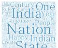 India, Nation, Indian, Happy...Words Pranab used most