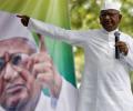 Anna Hazare sits on indefinite hunger strike for Lokpal