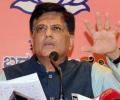 Goyal given additional charge of FinMin, Irani loses I&B portfolio