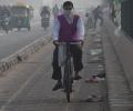Delivery staff are among the worst affected by Delhi's air pollution