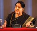 India won't escalate, but won't take Pulwama as its destiny: Swaraj