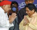 After 24 years, Mayawati shares stage with Mulayam