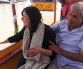Sushma's ashes immersed in Hapur's Ganga river