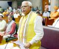 Haryana CM draws flak for 'Kashmiri brides' remark