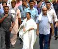 Mamata holds 7-km march to protest roadshow violence