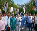 Cong workers gather outside Rahul's home urging him not to resign