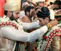 Ignoring Kumaraswamy's appeal, several throng wedding venue of his son