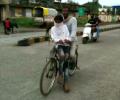 MP man cycles 105 km to take son to exam centre