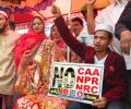 Chennai couple gets married at anti-CAA protest venue
