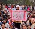 Protests in Assam over CAA, draft EIA amid pandemic