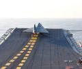 Naval version of Tejas successfully takes off from aircraft carrier