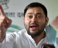 Lalu missing from poster, Tejashwi lords over party