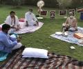 RS Dy chairman has chai pe charcha with suspended MPs