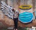 Artist creates Covid awareness through paintings across city