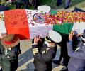 Pics: Huge crowds bid final farewell to General Rawat, his wife Madhulika