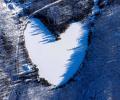 Nature Carves A Frozen Heart