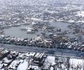 Kashmir turns white after fresh snowfall