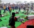 Farmers vandalise venue of CM Khattar's 'kisan mahapanchayat'