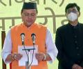 Pushkar Singh Dhami sworn in as 11th Uttarakhand CM