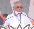 TMC MP Sisir Adhikari, Suvendu's father, joins BJP at Amit Shah's rally