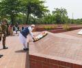 Day 1 in Dhaka, Modi pays homage to martyrs