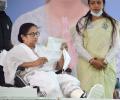 Confront BJP-hired 'goons' with ladle, spatula: Mamata to women