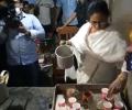 SEE: Mamata makes tea at campaign stop in Nandigram