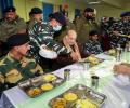 Amit Shah spends night at CRPF camp in Pulwama