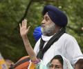 Sukhbir, Harsimrat detained as Akalis march against farm laws
