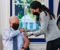 US President Biden gets COVID-19 vaccine booster shot