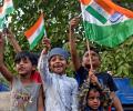 Tiranga Yatra in Jahangirpuri