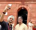 Bhajji Takes A Selfie With P T Usha