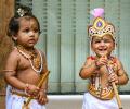 When Children Dressed As Lord Krishna