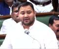 Bihar floor test: Tejashwi takes on BJP over CBI raids