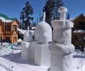 Snow Taj Mahal in Gulmarg