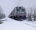 Chugging Through The Snow