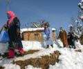 Covid Vaccination In The Snow